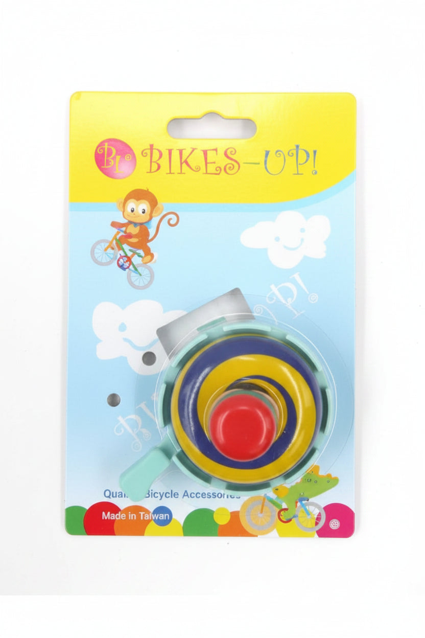 Alloy Top Plastic Base Spinning Girl Bikes Up Bell Fits 25.4mm