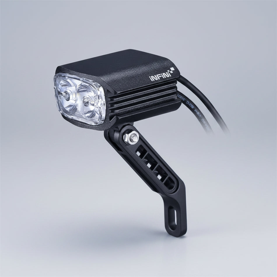 Front Light For E-Bike 500 Lumens 8 Watt 12-36V - Black