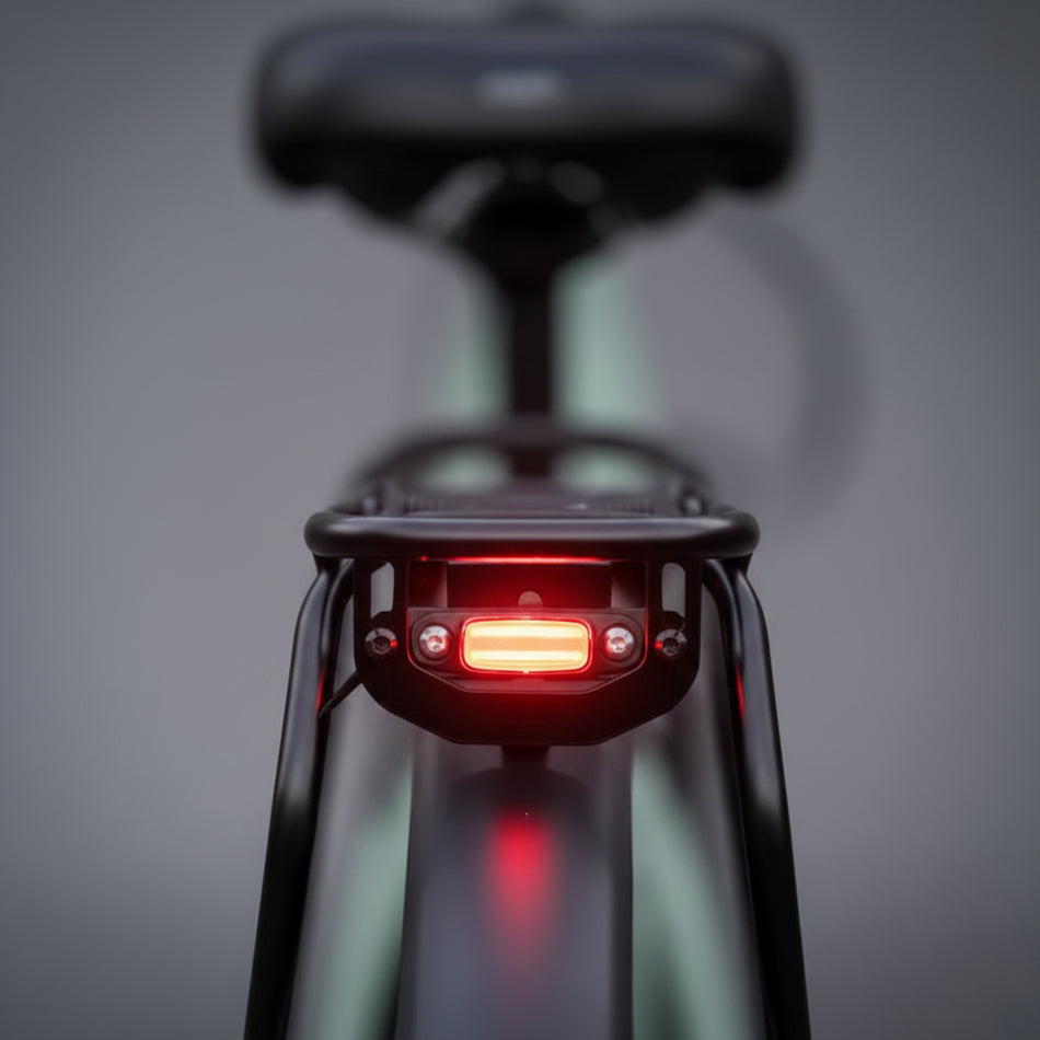 Carrier Mounting Rear Light For E-Bike 2 Watt 6-36V SMD LED With 1200mm Cable