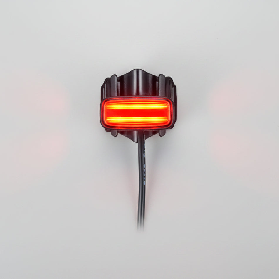 Seat Post Mounting Rear Light For E-Bike 2 Watt 6-36V SMD LED With 1200mm Cable