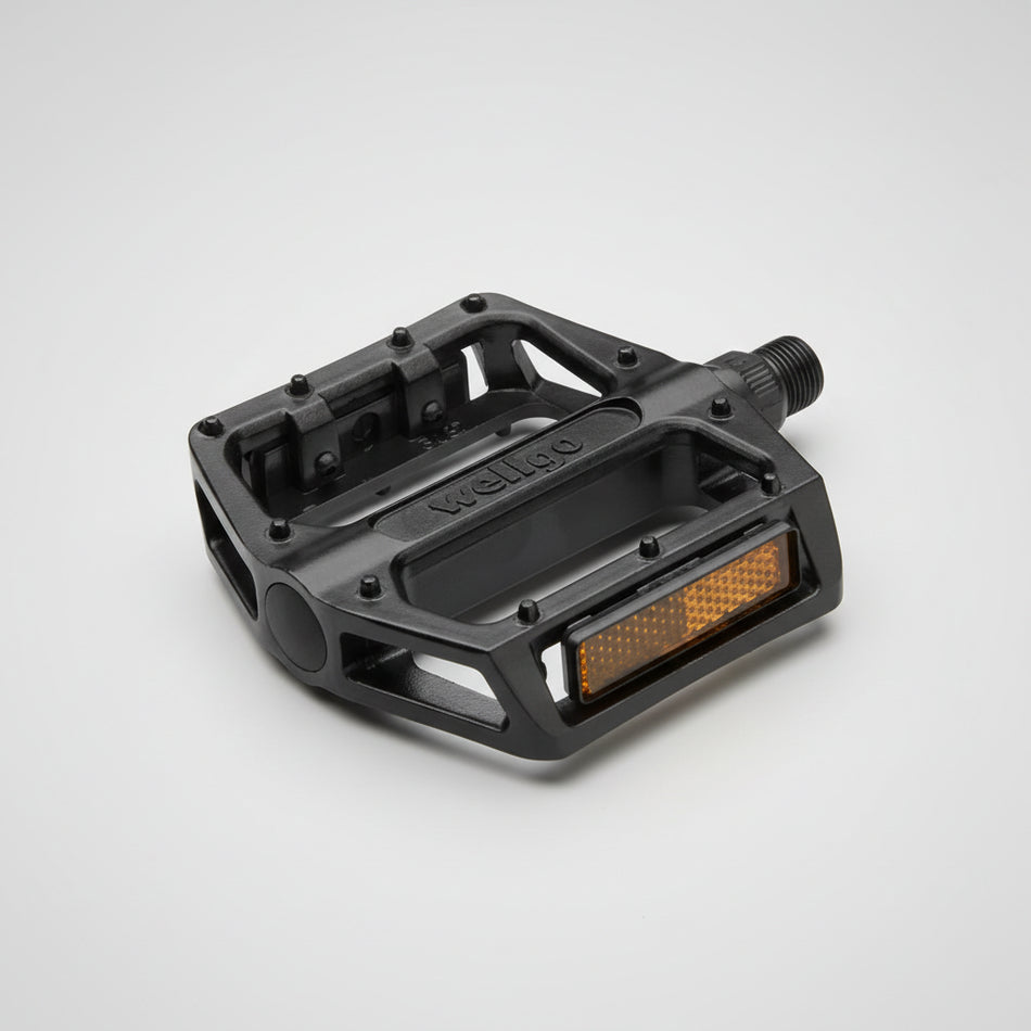 BMX Platform 1/2" Alloy Pedal One Piece - Black