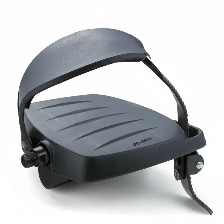 EXERCISE PEDALS - 9/16" Axle PP Body PVC Strap Pedal Size 165 x 158mm