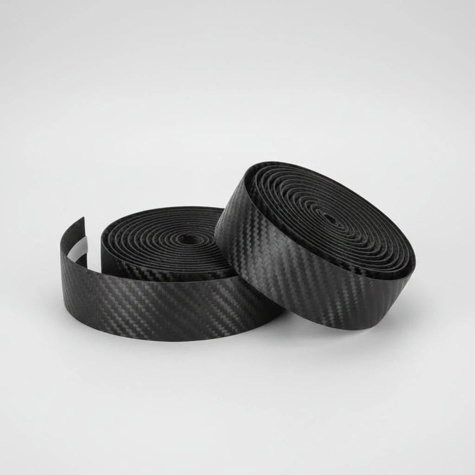 Handlebar Cushion Tape Black Carbon Look Gel Tape With Plugs
