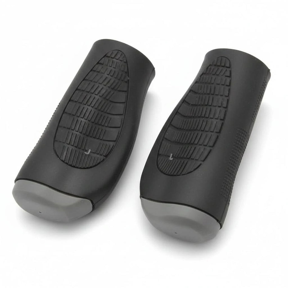 PP and Rubber Grips Grey/Black Grip Shifters 90mm