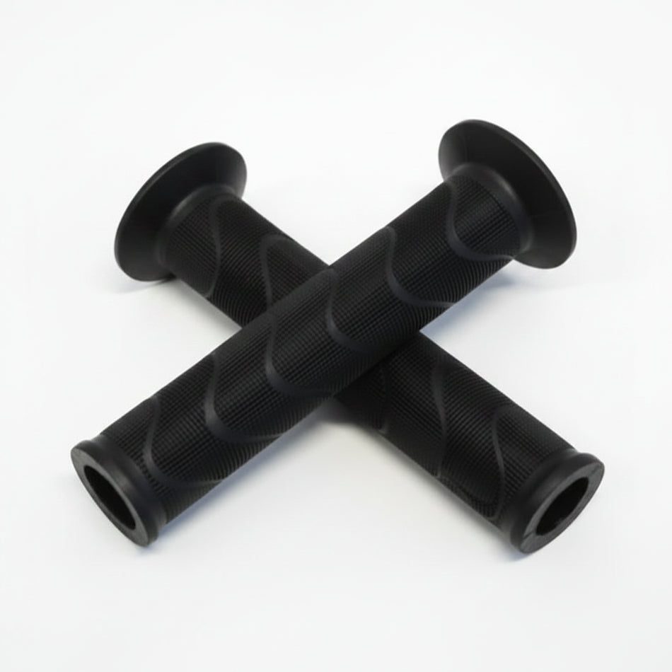 Grips Kraton Rubber D-Density 140mm With Plug With Flange - Black