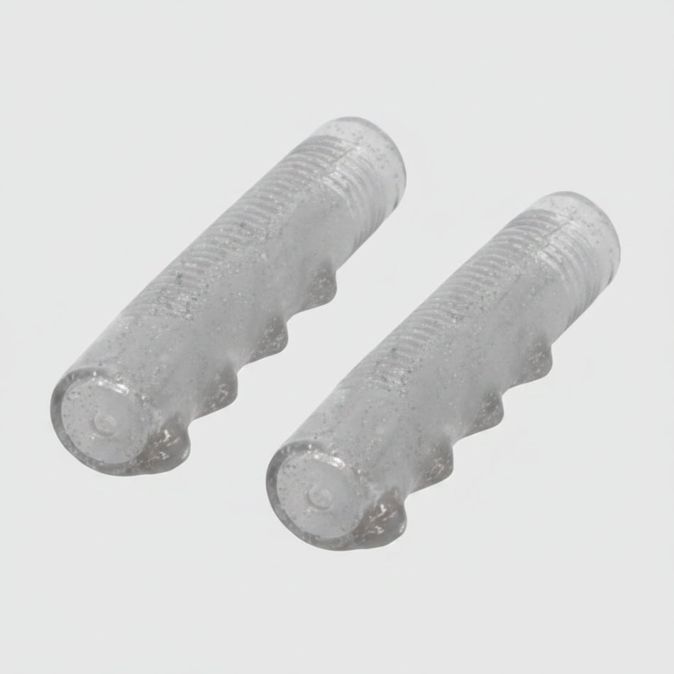 Grips Lowrider/Dragster Glitter 120mm - Clear