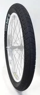 BMX Tyre 20 x 2.4 El Jefe Freestyle Tyre Extra Wide Black (58-406)