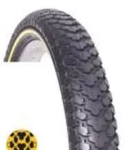 Tyre 24 x 2.125 Black (54-507) Heavy Duty - Extra Thick Casing
