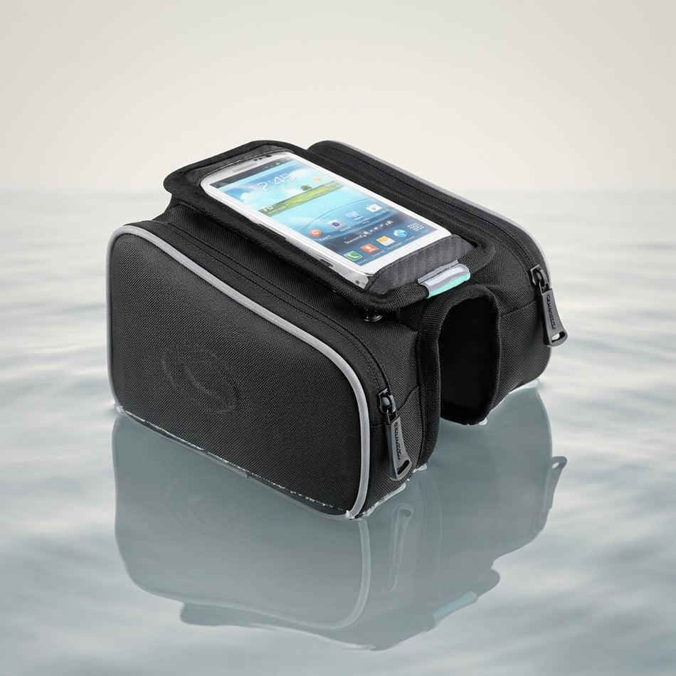 Sahoo Top Bar Bag With Phone Holder Large 19x11x5cm - Black