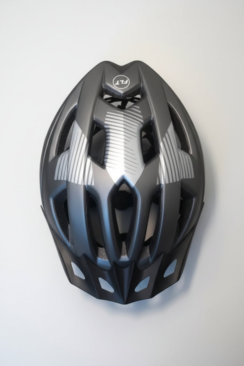 Rec Range Inmould Flight Helmet 54-56cm Small - Matt Titanium / Silver