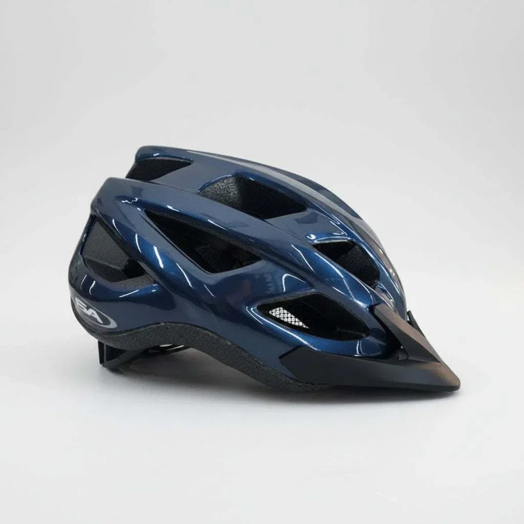 CHASER HELMET Metallic Blue Small Medium 54-58cm Australian Standards certified lightweight with ventilation and secure fit