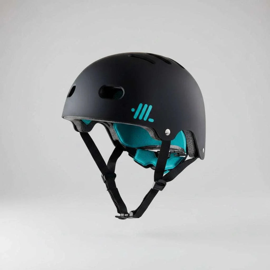 Headlokt Helmet Large black cycling helmet with ventilation and adjustable fit