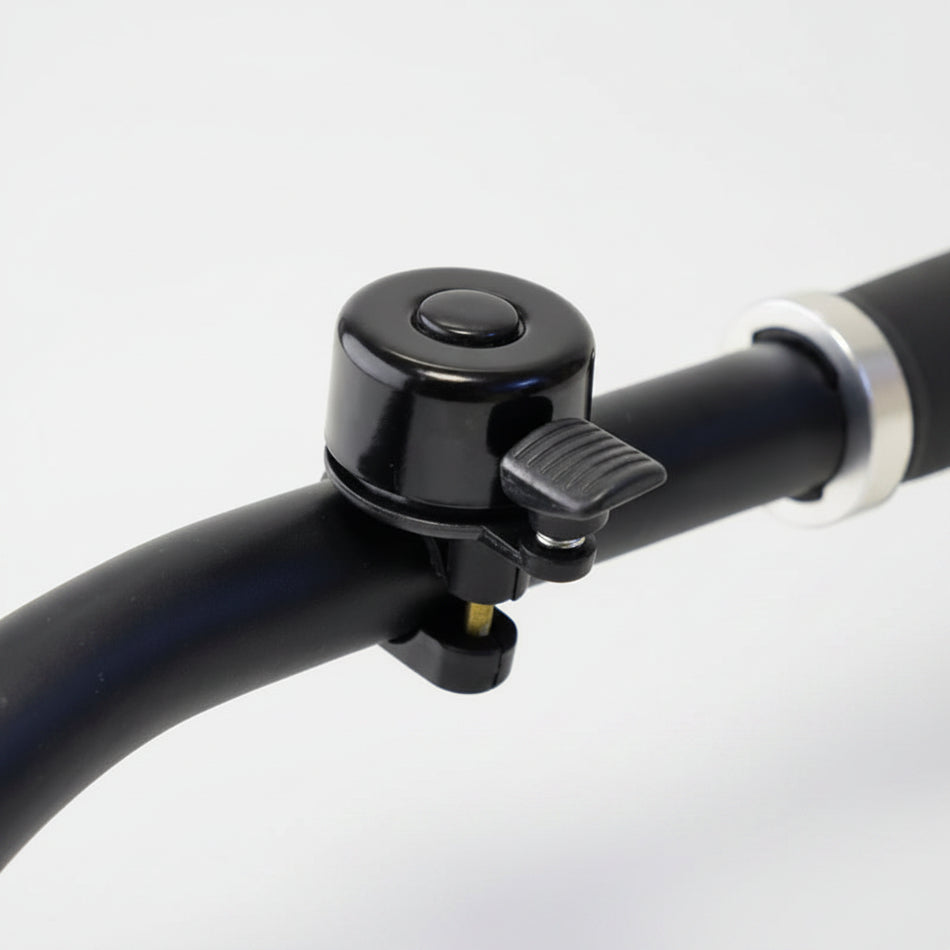Mini Flick Bell Fits 22.2mm Diameter Handlebar - Black