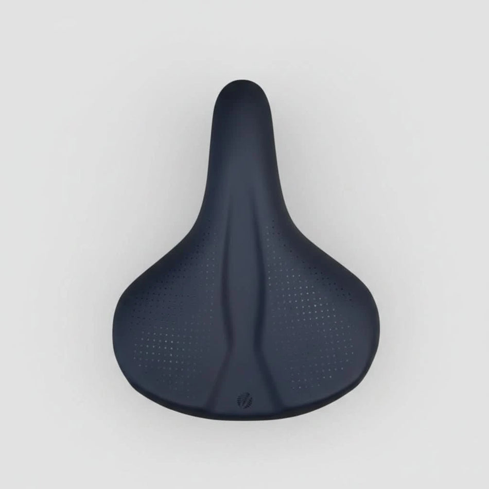 Saddle Vinyl Black 261x218mm With Integrated Handle for Lifting Bike
