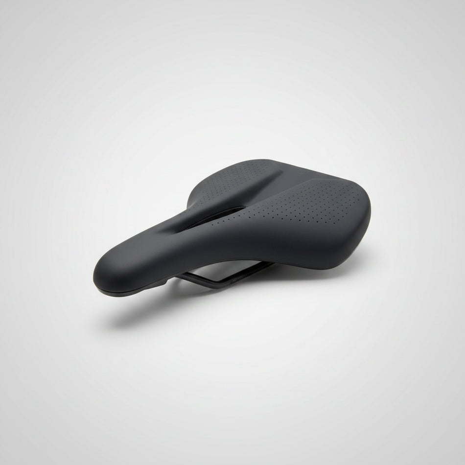 Dual Density Base Saddle Vinyl Black 260x197mm