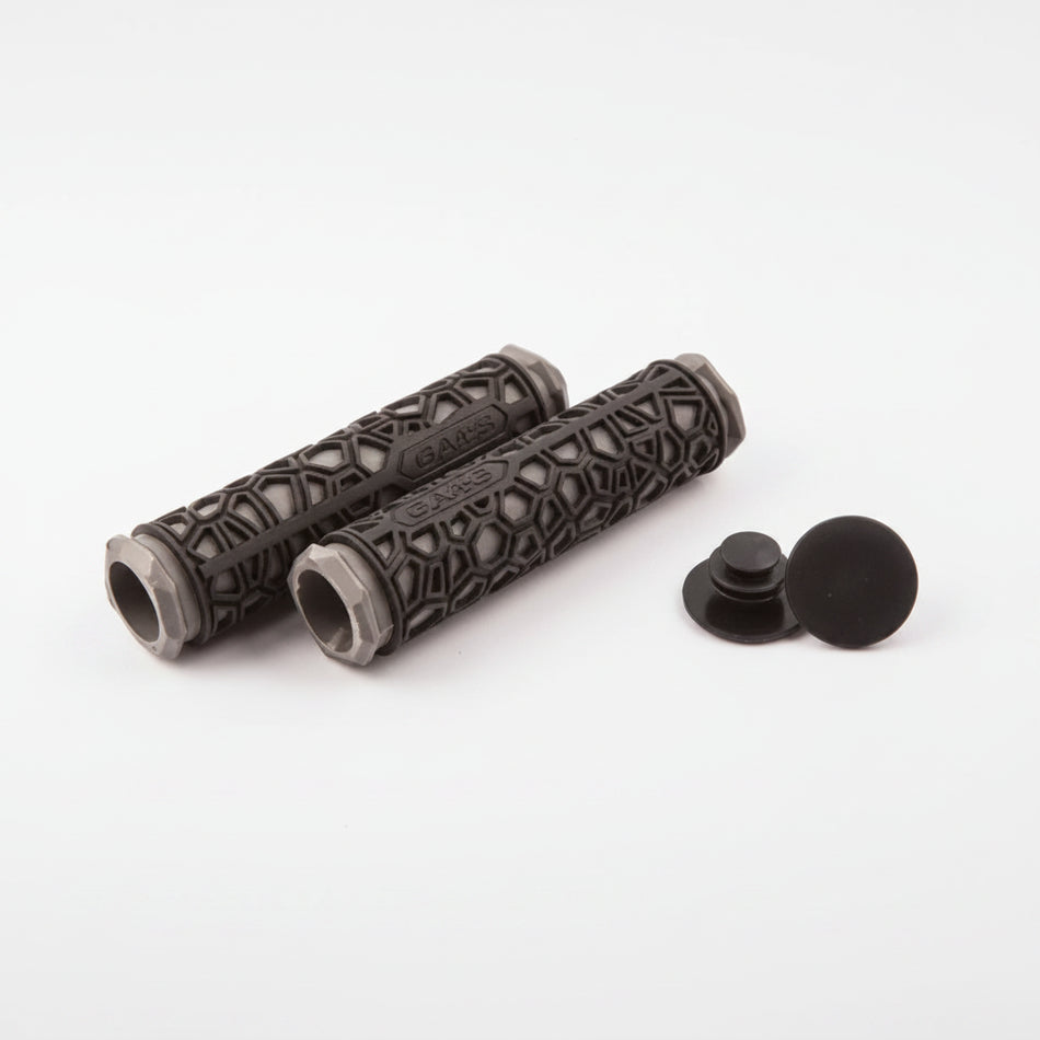 Clarks Rubber Grips Double Density 130mm With Plugs - Black/Grey