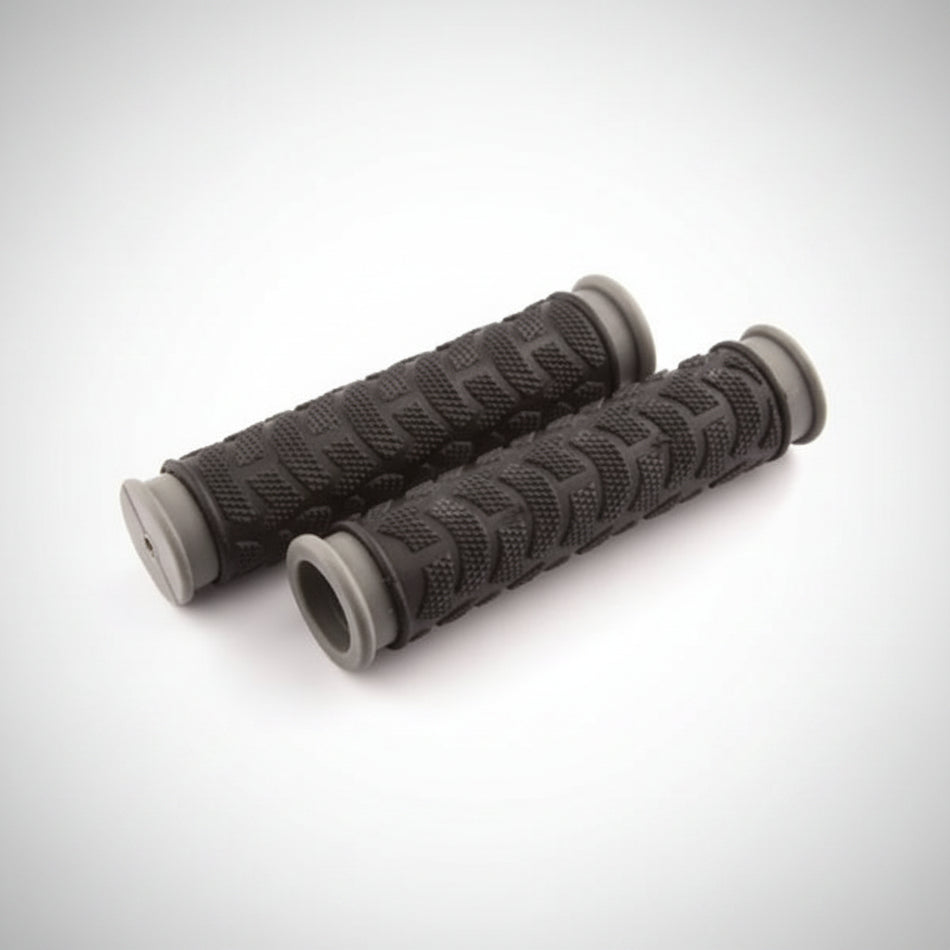 Clarks MTB Grips 130mm Closed End Type - Black/Grey