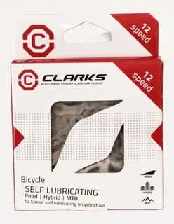 CLARKS Self Lubricating Chain 12 Speed With Connect Link - SILVER