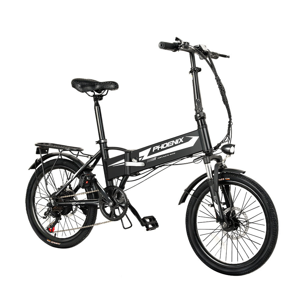 Phoenix 20 Inch Electric Bike Folding Urban Bicycle eBike Removable Battery-BicycleLab.com.au