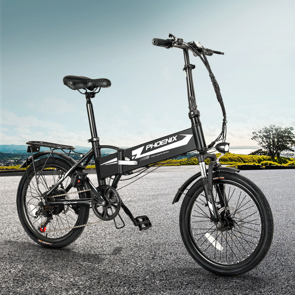 Phoenix 20 Inch Electric Bike Folding Urban Bicycle eBike Removable Battery-BicycleLab.com.au