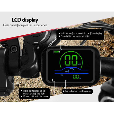 27.5 Inch Electric Mountain Bicycle with Built-in Battery | Black