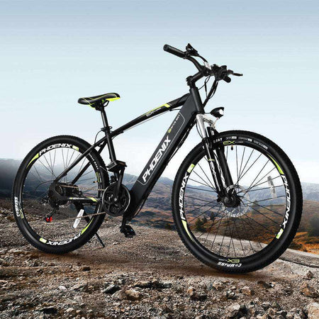 27.5 Inch Electric Mountain Bicycle with Built-in Battery | Black
