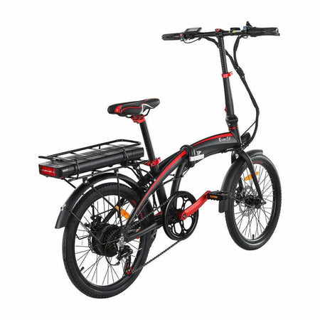 250W Foldable Commuter Electric Bike with Rechargeable Battery | Black