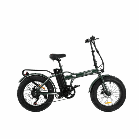 20 Inch Rechargeable Foldable EBike with Rechargeable Battery| Black
