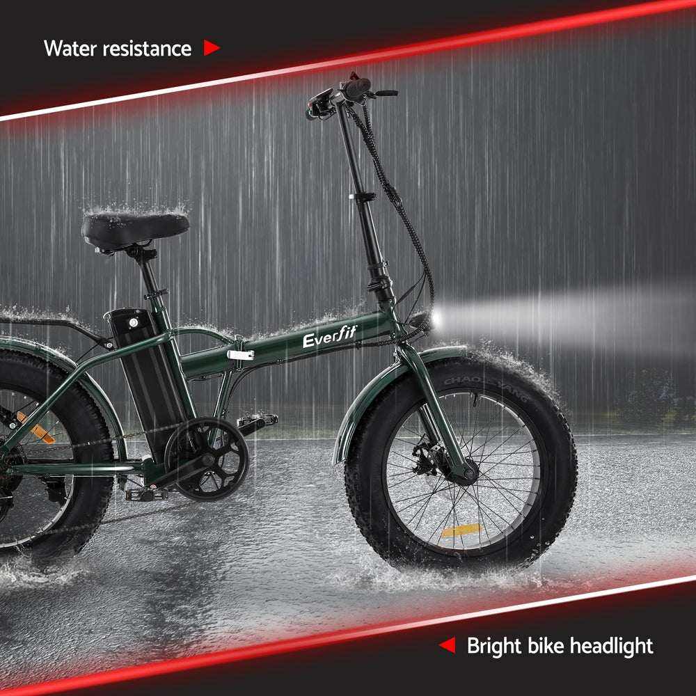 20 Inch Rechargeable Foldable EBike with Rechargeable Battery| Black