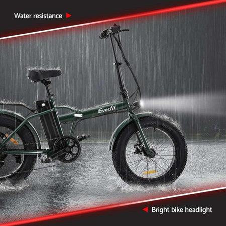 20 Inch Rechargeable Foldable EBike with Rechargeable Battery| Black