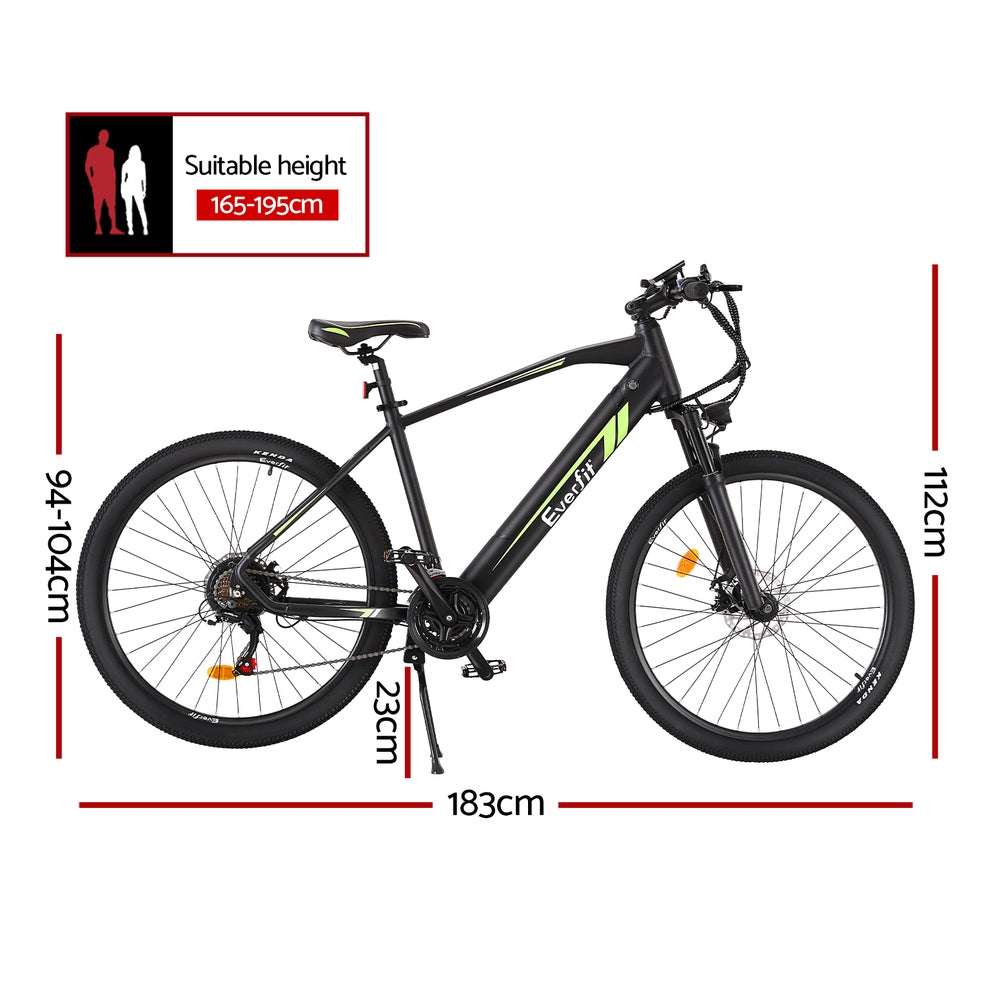 Everfit 27.5 Inch Electric Mountain Bicycle 21 Speed