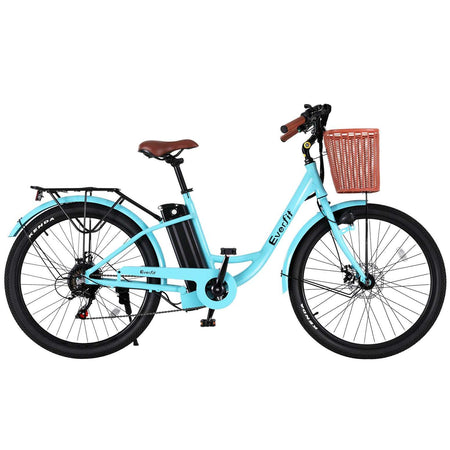 Electric Commuter City Bike w/ Battery | Blue