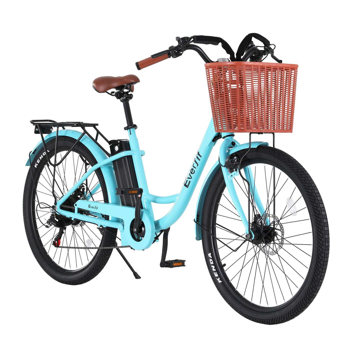 Electric Commuter City Bike w/ Battery | Blue