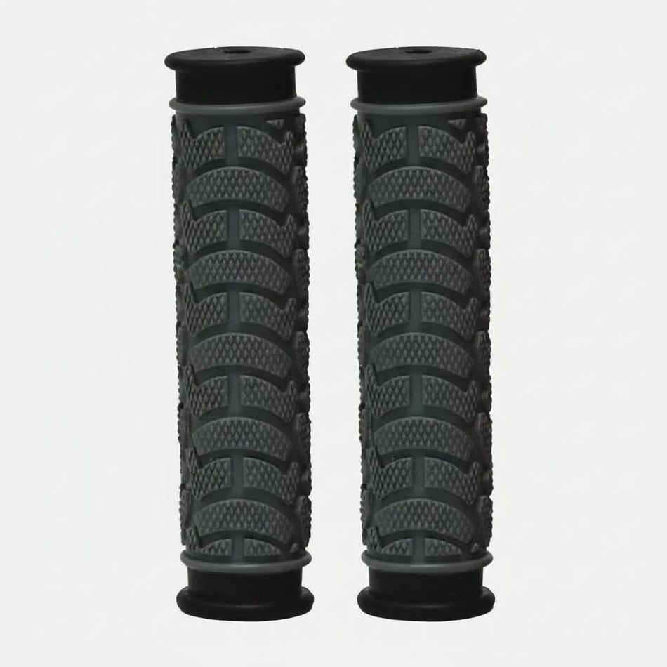 Dual Density MTB Grips Closed End 130mm - Grey