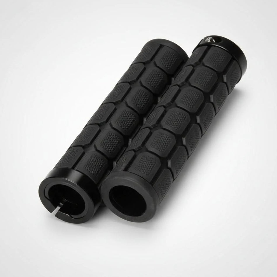 Larger Diameter Lock-on Fat Grips - Black
