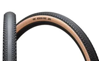 700 x 47C | IRC Boken Pro TLR Gravel Tyre | 47-622 | 120 TPI | 36-44 PSI | Tubeless Ready | Hookless Compatible | Black/Tan
