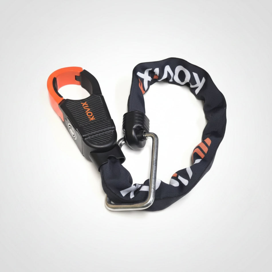 ALARM SCORPION CHAIN LOCK 6mm x 840mm Built-in 120dB Anti-Theft Alarm - KOVIX