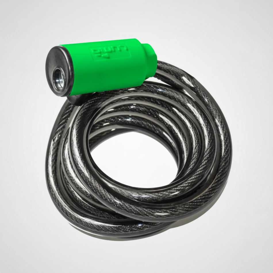 LUMA Cable Lock 12mm x 1850mm With Key - Green