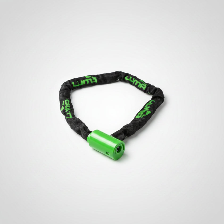 LUMA Key Lock Chain 5mm With Cover 1000mm - Green