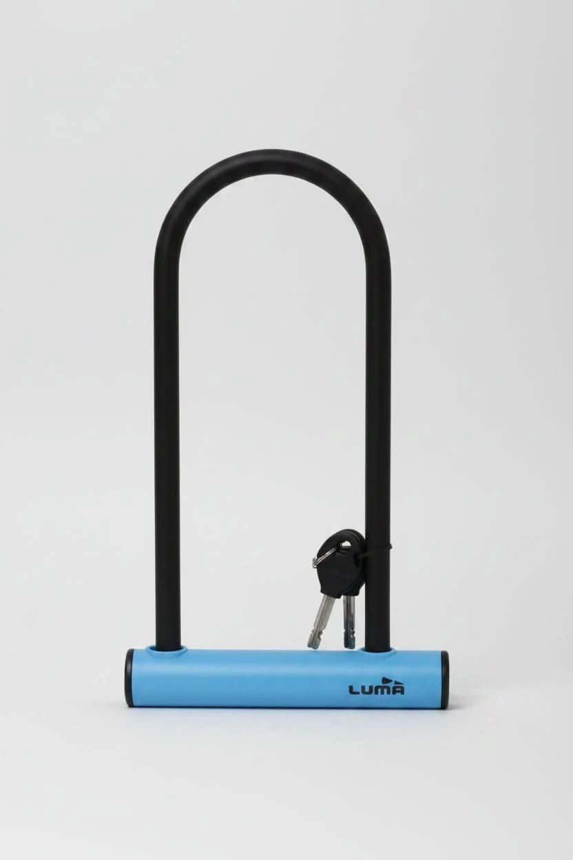 LUMA U Lock 180 x 320mm 12mm Bar Thickness - Blue