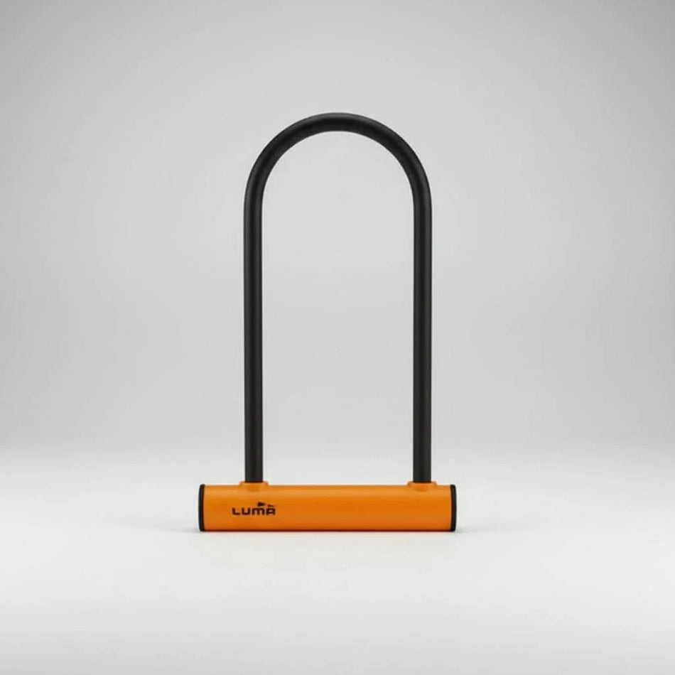 LUMA U lock 180 x 320mm 12mm Bar Thickness - Orange