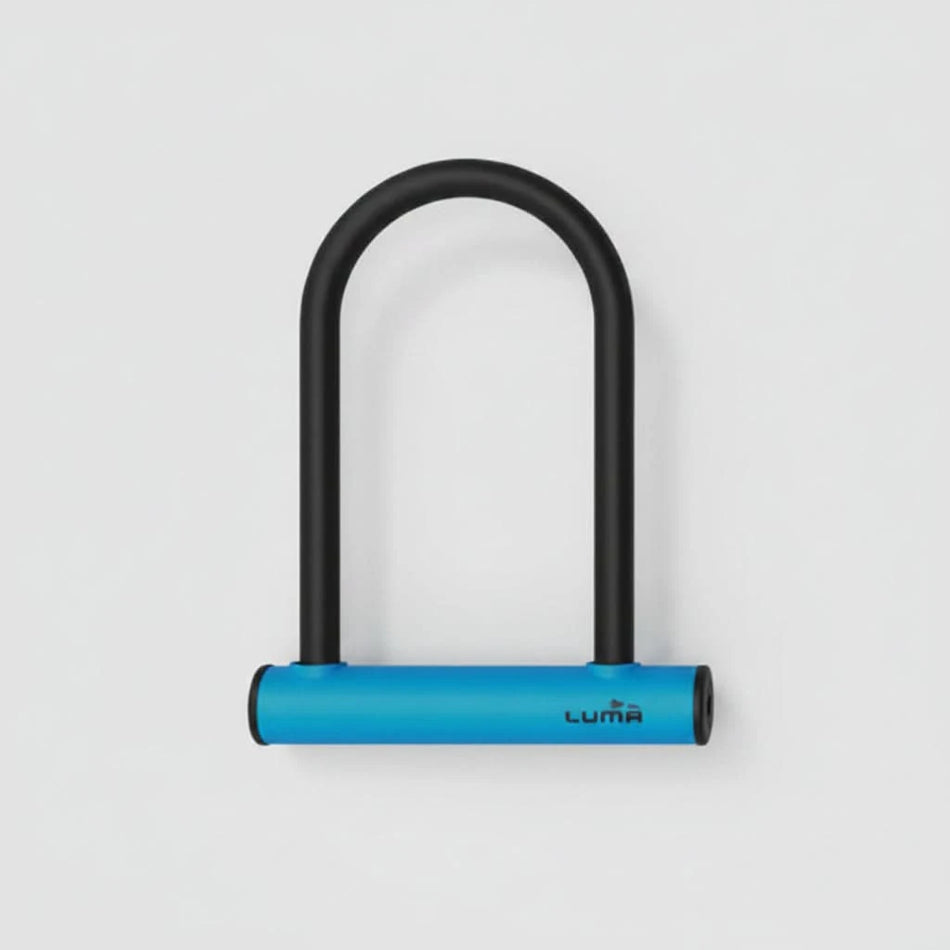 LUMA Lock U Shackle Key Lock 208mm x 142mm - Blue