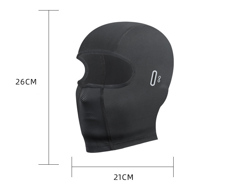 Premium Cycling UV Protection Head Cover | Black