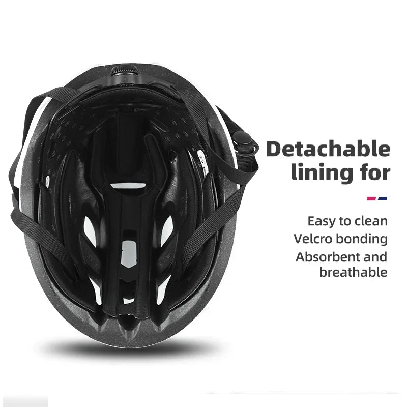 Lightweight Racing-Inspired Adult Bicycle Helmet Red