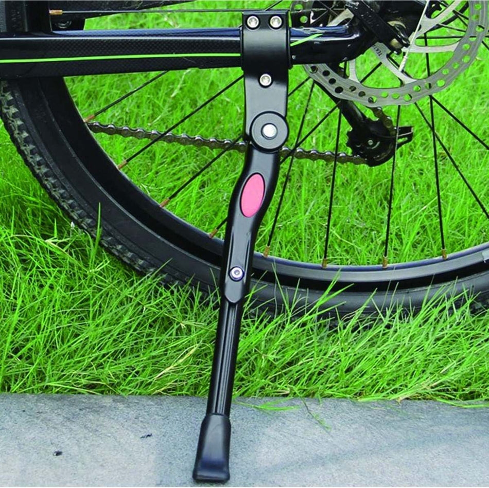 Simple 34.5 cm bicycle kickstand, aluminum and stainless steel mountain bike kickstand, easy to install, for mountain bikes and road bikes
