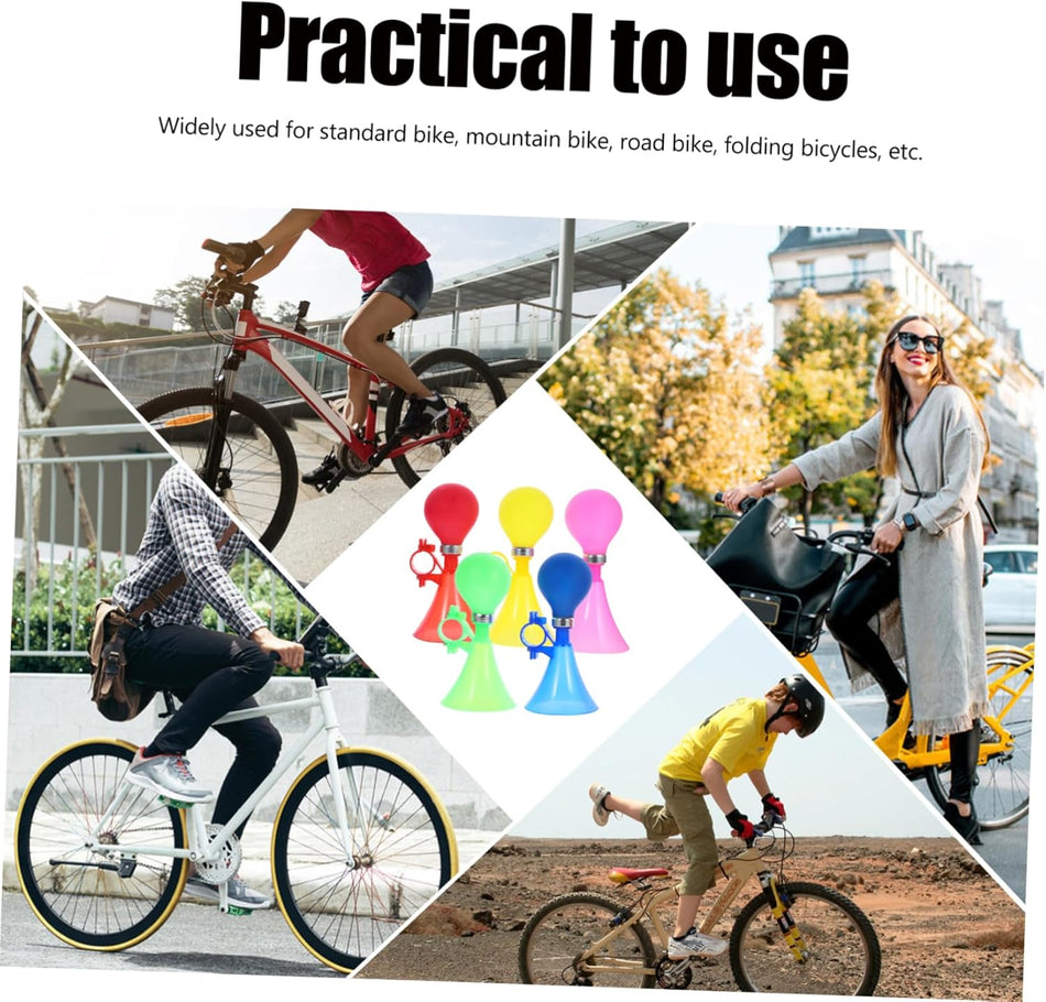 5pcs Bike Bells for Adults Children Portable Bike Bells Bulk Pack Loud Ringtone