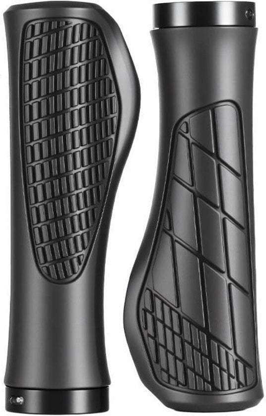 Bicycle grips - Mountain bike grips - 1 pair, including installation tools - Ergonomic bicycle grips | Black Gripps