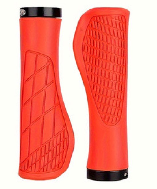 Bicycle grips - Mountain bike grips - 1 pair, including installation tools - Ergonomic bicycle grips | Red Gripps
