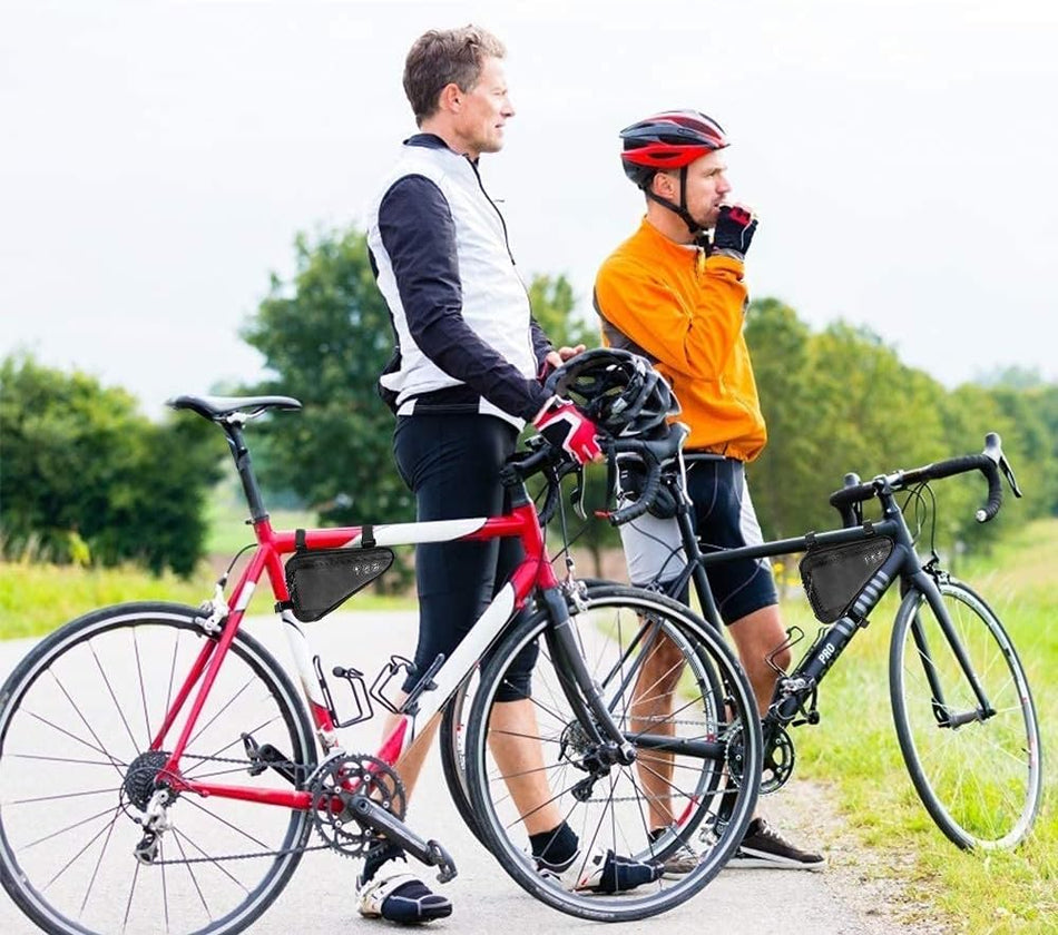 Bike frame bag - Waterproof bike bag for handlebars, head tube and saddle - Reflective bike bag - Suitable for outdoor, road and mountain biking