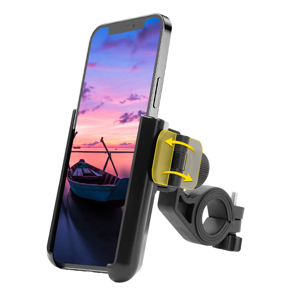 Bike Phone Holder - 1S Quick Release & 360 Degree Rotatable - For Motorcycle, Scooter & MTB - Universal 3.5-7.0 Inch